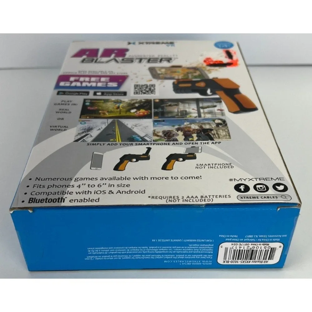 Xtreme VR AR Blaster Augmented Reality Gaming System All-In-One Smartphone NEW